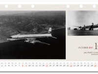 JALの2017年版カレンダー、歴代の名機を新設定 画像
