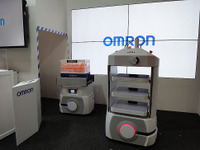 【CEATEC 16】生産ラインの風景を変える…オムロンの自動搬送ロボット 画像