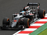 【F1 日本GP】ホンダのアロンソ、初日8番手も満足せず「厳しい1日だった」 画像