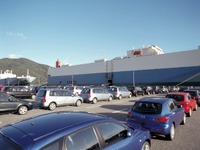 自動車輸出、船積み見学会…マツダ防府工場　11月3日 画像