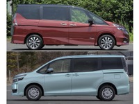 【日産 セレナ ＆ トヨタ ヴォクシー 比較試乗】使い勝手のよさ vs フルハイブリッド、総合力で選ぶなら…？ 画像