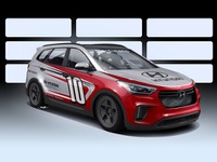 【SEMAショー16】ヒュンダイのSUV、1040馬力にフルチューンへ 画像