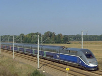 TGVフランス新幹線が540km/h走行にチャレンジ 画像
