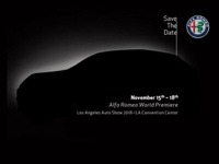 【ロサンゼルスモーターショー16】アルファロメオの新型車、SUVと確定 画像