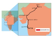 双日、デリー＝ムンバイ間貨物専用鉄道の整備を追加受注 画像