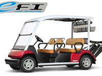 ヤマハ、5人乗りゴルフカートにEFI搭載エンジン 画像