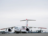 航空自衛隊、空軍参謀招へい行事で2機の XC-2 を運用［写真蔵］ 画像