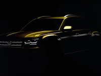 VWの新型ミッドサイズSUV、シルエットが見えた 画像