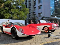 キャンパスがクラシックカーで埋め尽くされる…群馬大桐生 画像