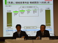 トヨタ、通期利益予想上方修正…伊地知副社長「カンパニー制の効果でている」 画像
