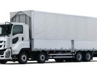 いすゞ、大型トラック ギガCNG車に4軸車などを追加 画像