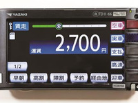 矢崎、無線LAN対応のデジタルタコグラフ一体型タクシーメーターを発売 画像