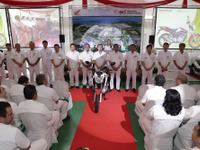 ホンダ、ブラジルで二輪車生産開始40周年記念式典を開催…累計2000万台以上を生産 画像