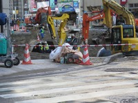 福岡市地下鉄の陥没事故、ほぼ復旧へ 画像