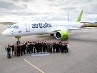 エア・バルティック、ボンバルディア CS300 の商業運航を開始　12月14日から 画像