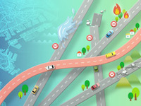 パイオニア、車両通行実績データを提供…公共機関や企業向け、防災・減災をサポート 画像