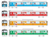 「クレヨンしんちゃん」東武鉄道のラッピング車が増殖　11月25日から 画像