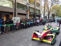 この音を聞け!!　東京都心でフォーミュラEデモ走行 ［動画］ 画像