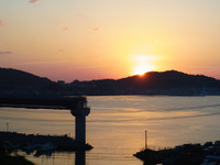 浜田港の上に専用道現る---大田・石見・江津の元気スポットへ 画像