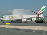 エミレーツ航空、ドバイ＝ドーハ線に超大型機A380を投入 画像
