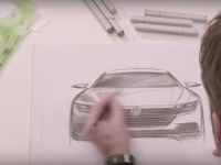 【ジュネーブモーターショー16】VWの上級4ドアクーペ、アーテオン…表情見えた 画像