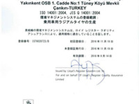 住友ゴム、トルコ工場がISO14001とOHSAS18001の認証取得 画像