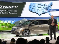 【デトロイトモーターショー2017】ホンダ オデッセイ 新型、家族のための「つながる」装備 画像