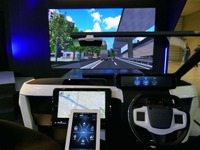 【東京オートサロン2017】巨大スクリーンを使い、自動運転の世界をリアル体感…パイオニア 画像