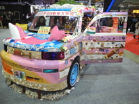 【東京オートサロン2017】トヨタ東京自動車大学校の“海車”に女性と子ども達が大喜び 画像