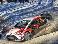 【トヨタWRC】モンテカルロ2日目：ラトバラが4位、ハンニネンはリタイア 画像