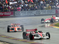 【CART第14戦決勝】高木虎之介、“川”に足をすくわれる 画像