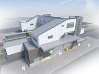 あいの風とやま鉄道の高岡新駅、名称は「やぶなみ」…2018年春開業 画像