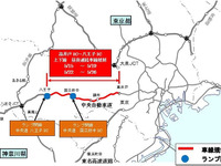 中央道集中工事…高井戸ICから八王子IC　5月15～26日 画像