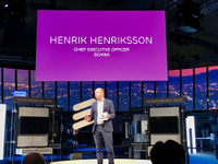 【MWC 2017】エリクソン、スカニアとコネクテッドカー向けサービスを発表…今後アジアへの展開も 画像
