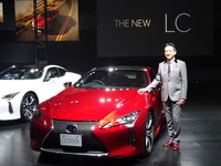 【レクサス LC】福市プレジデント「レクサスを唯一無二の存在とするために」…国内は月50台の計画 画像