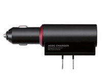 エレコム、自宅でも使用できるコンセントプラグ付きシガーチャージャー発売 画像