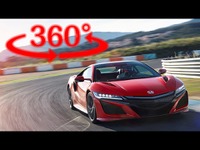 【360度 VR試乗】初公開！ホンダ NSX 新型、サーキット全開走行をVRで体感 画像