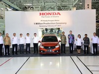 ホンダ、インドネシア四輪生産100万台の記念式典…倉石副社長「常に重要市場」 画像