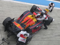 【スーパーフォーミュラ 富士テスト】今季注目株のガスリー、またもホンダ勢トップで初日全体2番手タイム 画像