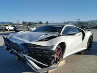 ホンダ NSX 新型、事故車がオークションに出品中…米国 画像