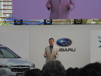 【スバル XV 新型】吉永社長「スバルのSUVに反応したお客さまを逃がさない」 画像