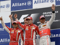 【F1フランスGP】決勝…フェラーリが1-2フィニッシュ 画像