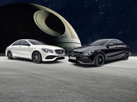 【メルセデス CLA スターウォーズ仕様】ダースベイダーとストームトルーパーの限定2車種 画像