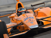 【第101回インディ500】アロンソが本番コースで初走行…まずは「楽しかったよ」 画像