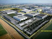 ランボルギーニ、伊本社工場を拡張…新型SUV ウルス の生産準備 画像