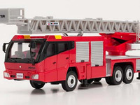 モリタ、オリジナルグッズをリニューアル…はしご消防車ミニカーとレジャーマット 画像
