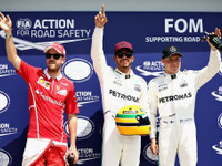 【F1 カナダGP】ハミルトン、セナに並ぶ通算65回目のポールポジション獲得 画像