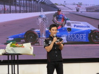 【第101回インディ500】佐藤琢磨、ホンダ本社で優勝凱旋会見…「次の目標はタイトルです」 画像