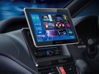 セイワ、大画面10型マルチメディアオーディオ発売…2DINスペースに取付可能 画像