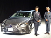 【レクサス LS 新型】澤プレジデント、「初代の衝撃超えを目指した」…3.5リットルツインターボも設定 画像